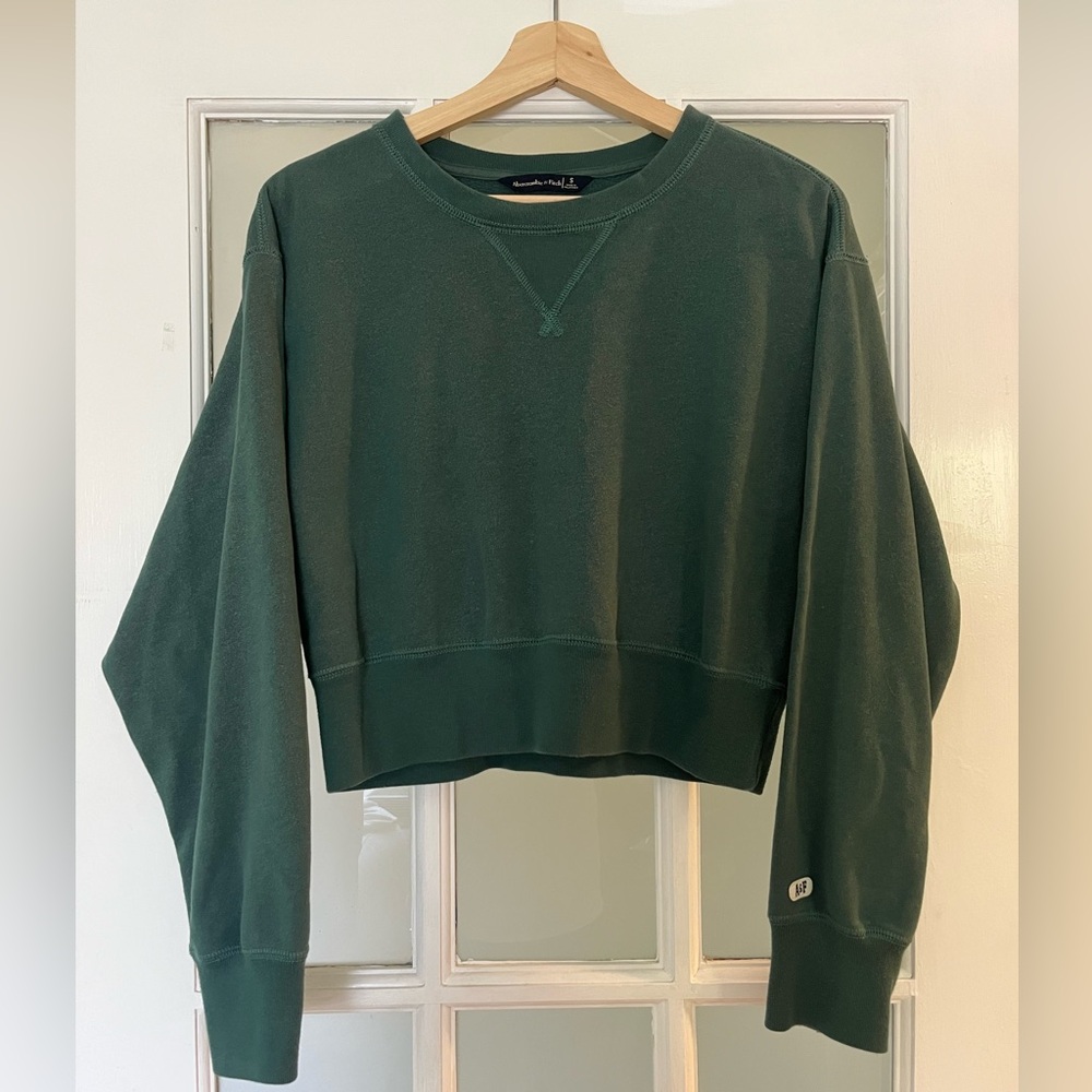 Abercrombie & Fitch Forest Green Sweatshirt